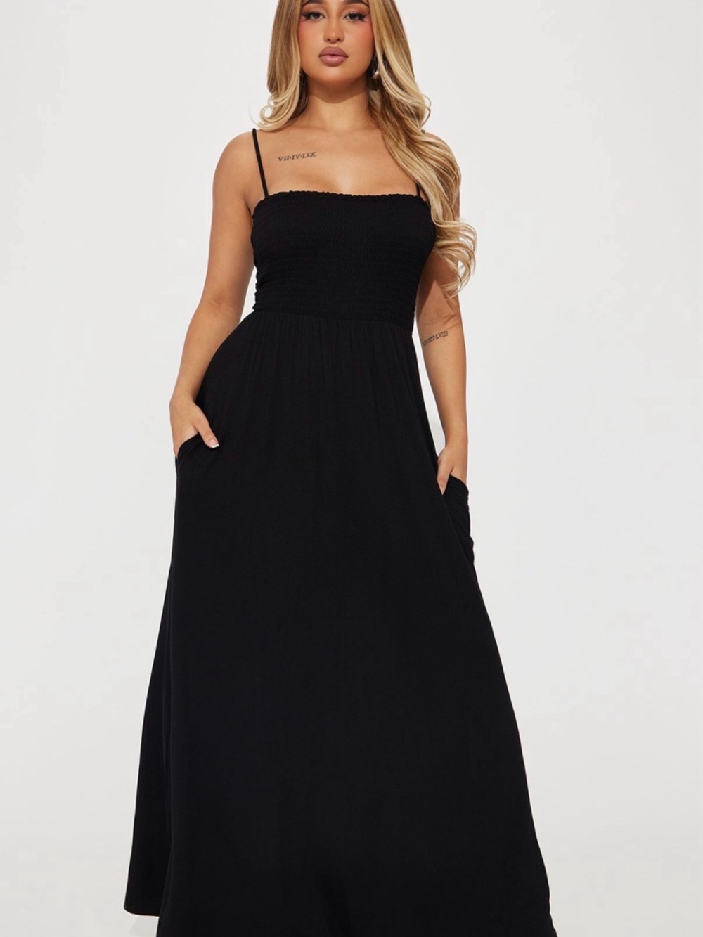 Holly Maxi Dress - Black